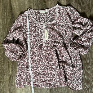 Max studio size xsmall long sleeve top